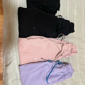 Jaanuu Women's Pants in Black, Pink, and Lavender